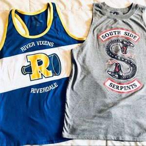 Riverdale tank top bundle serpents and vixens Halloween costumes sleeveless sz M